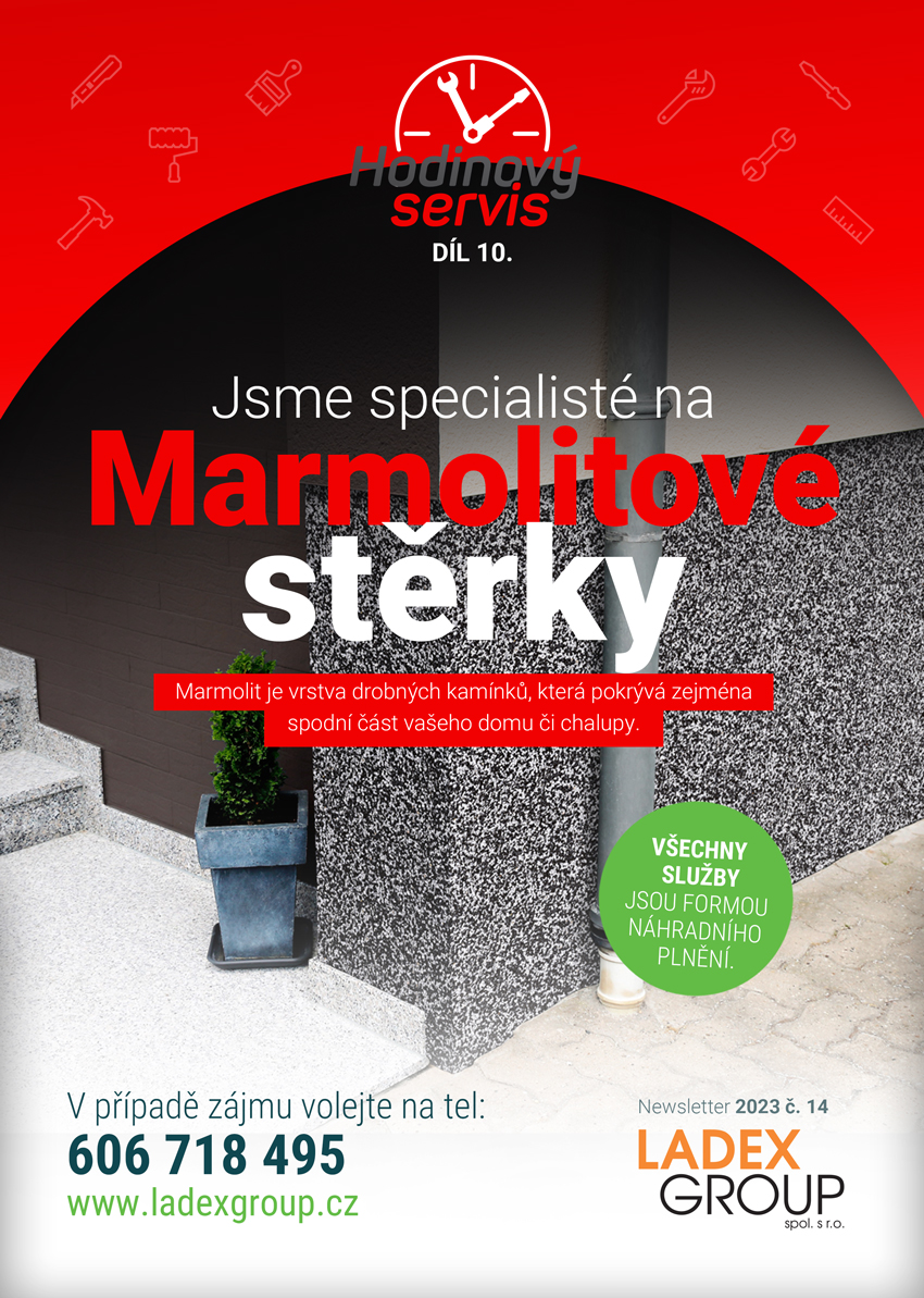 Marmolitové stěrky