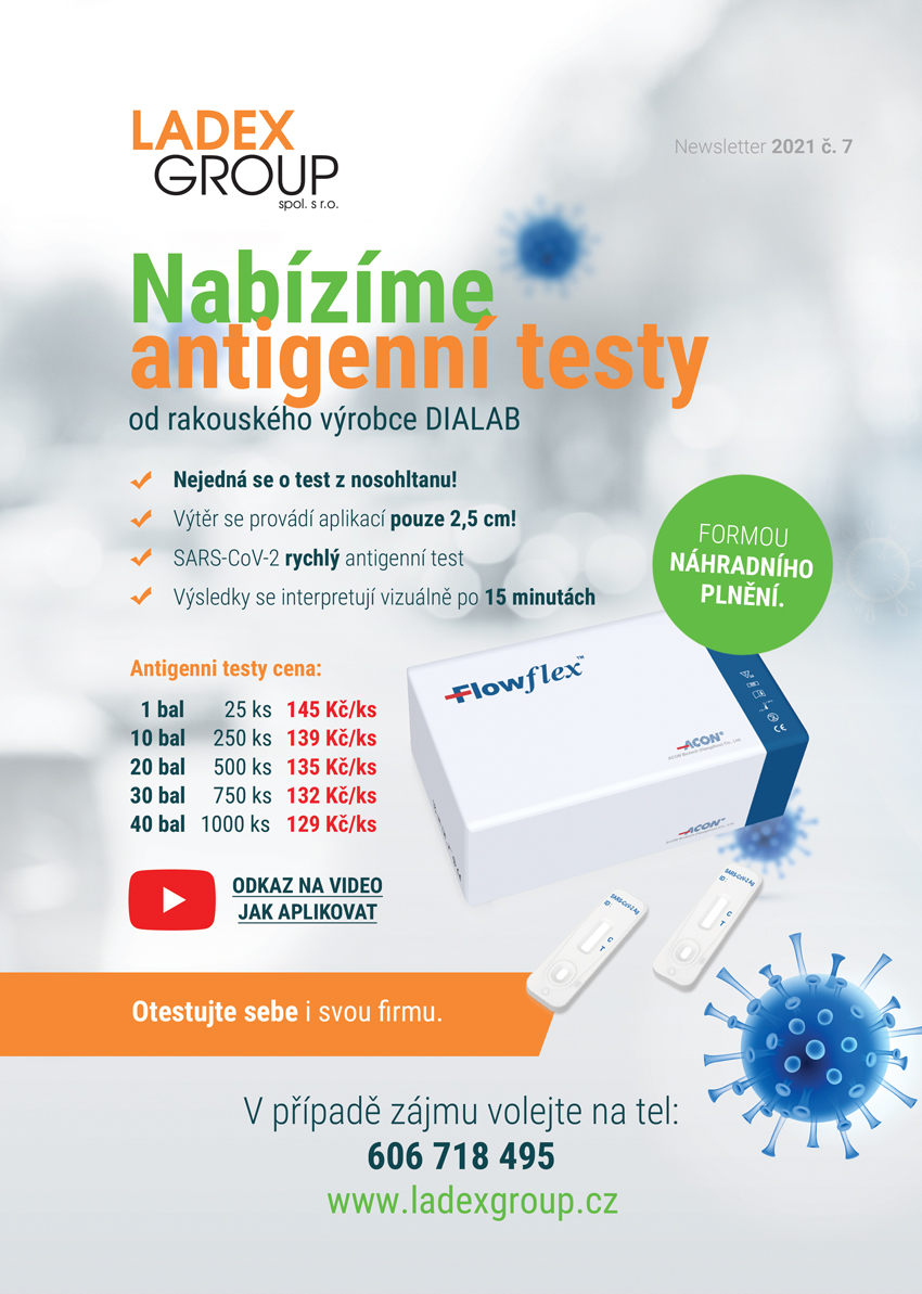 Nabízíme antigenní testy