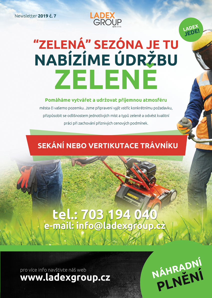 Nabízíme údržbu zeleně