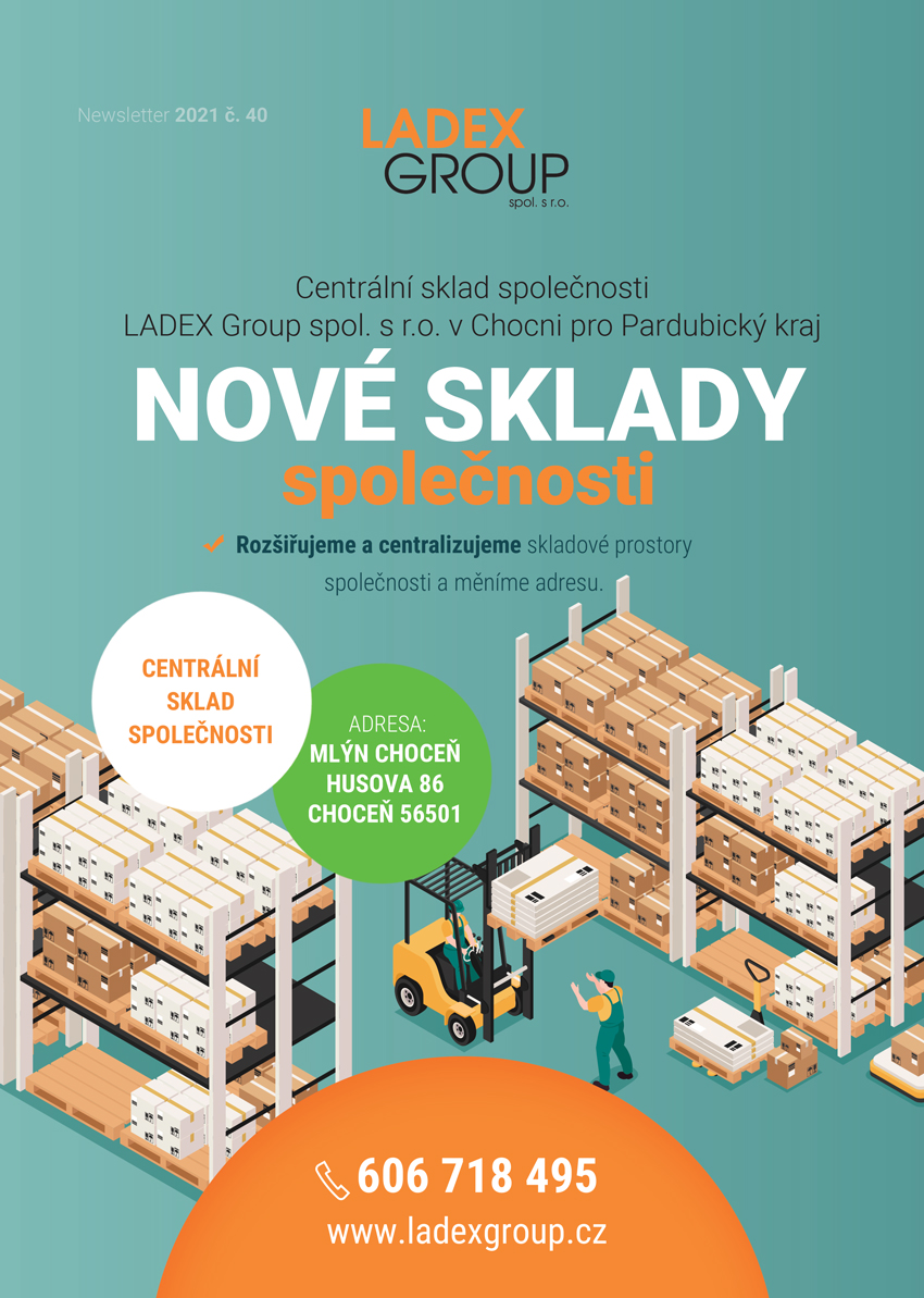 Nové sklady společnosti