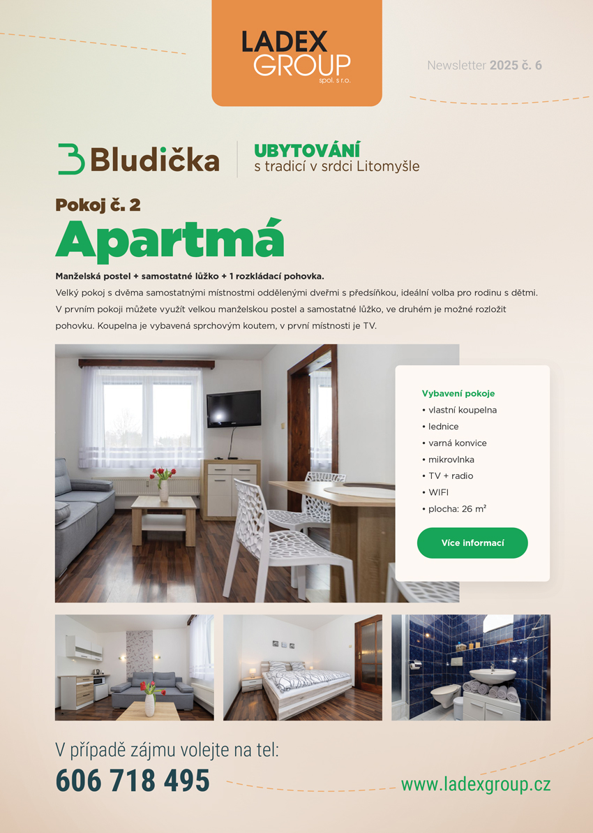 Pokoj 2 v Bludičce