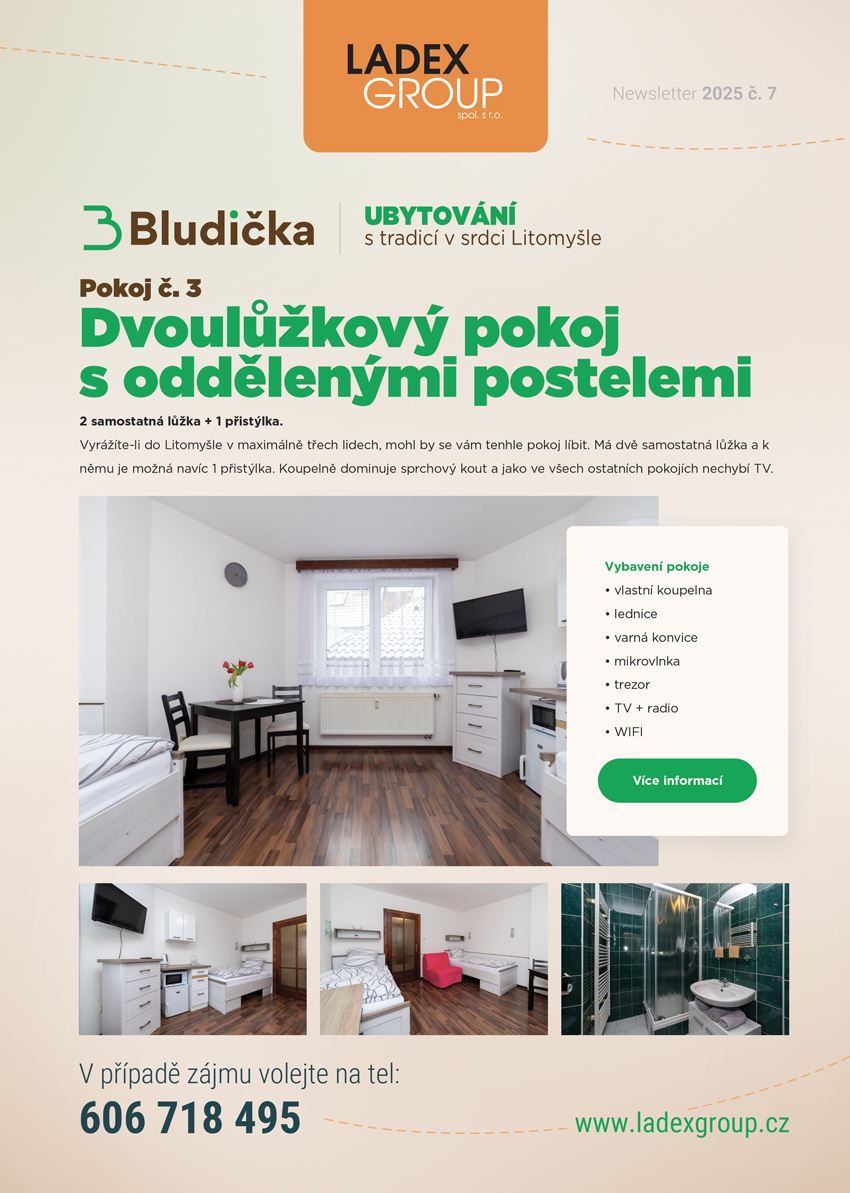 Pokoj č. 3  Bludičce