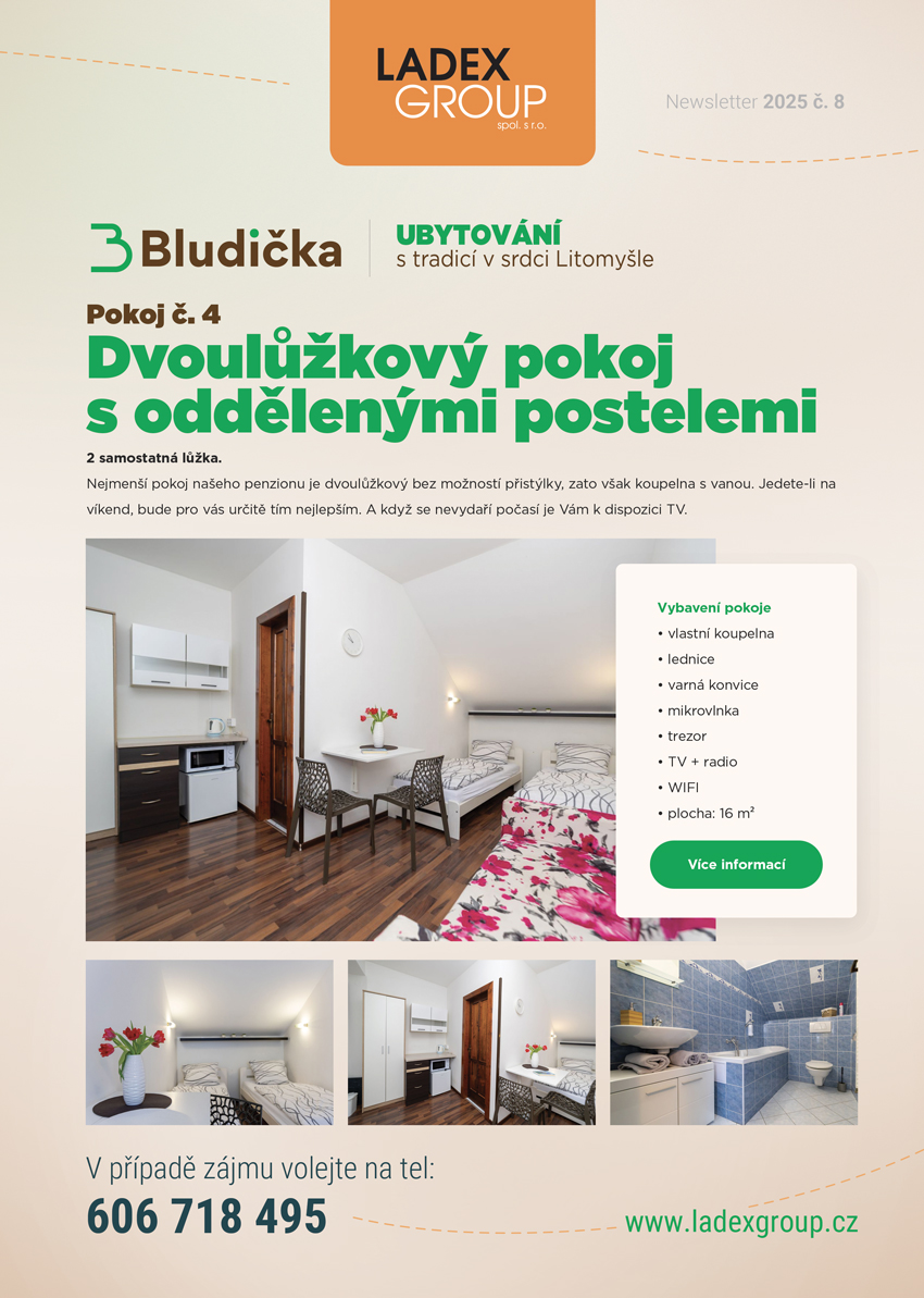 Pokoj č. 4 v Bludičce