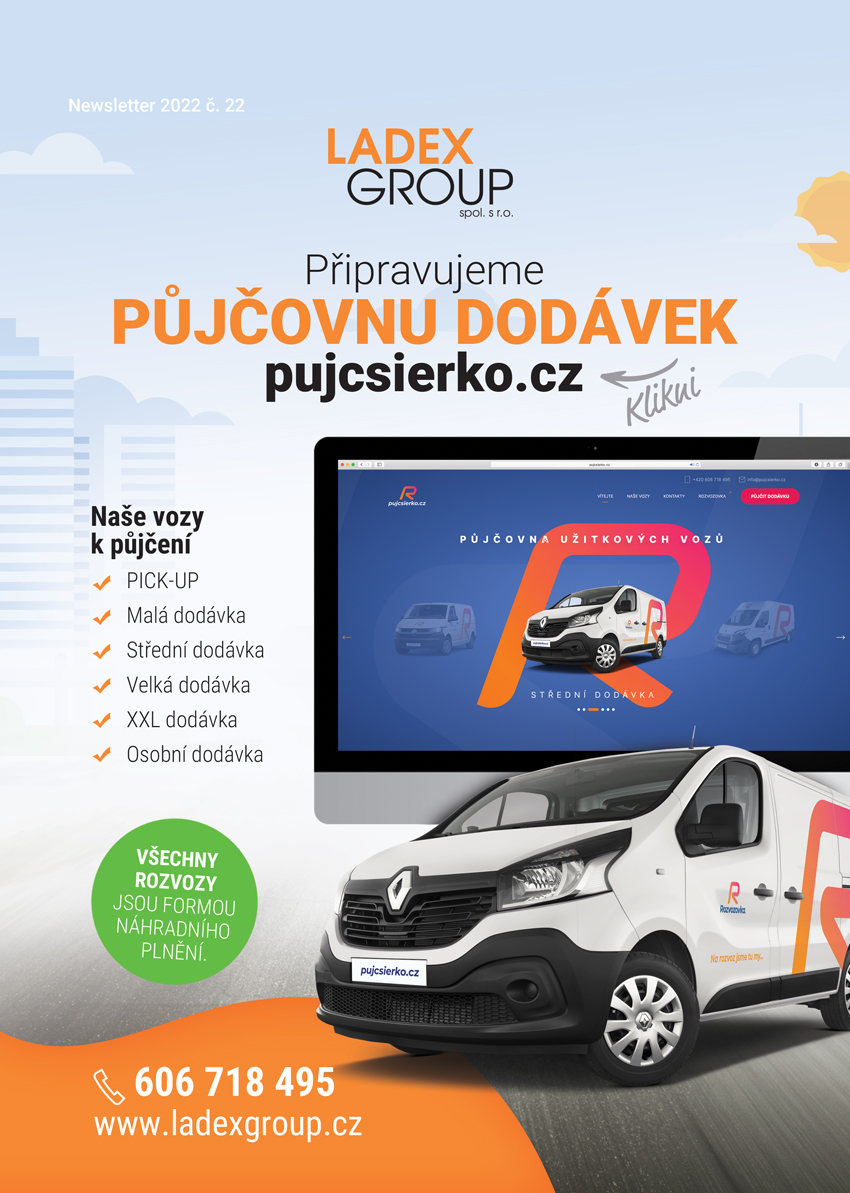 Připravujeme půjčovnu dodávek