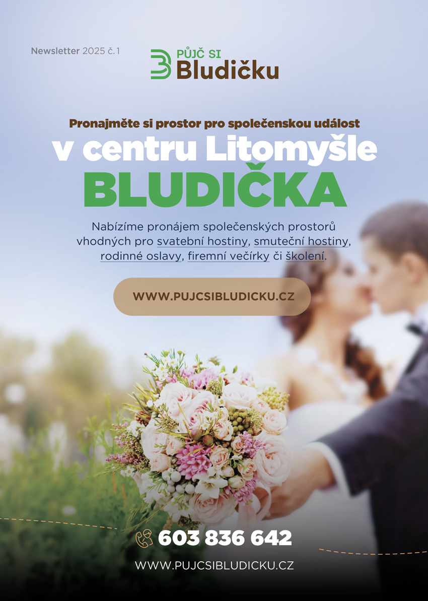 Pronájem prostor pro akce v Bludičce