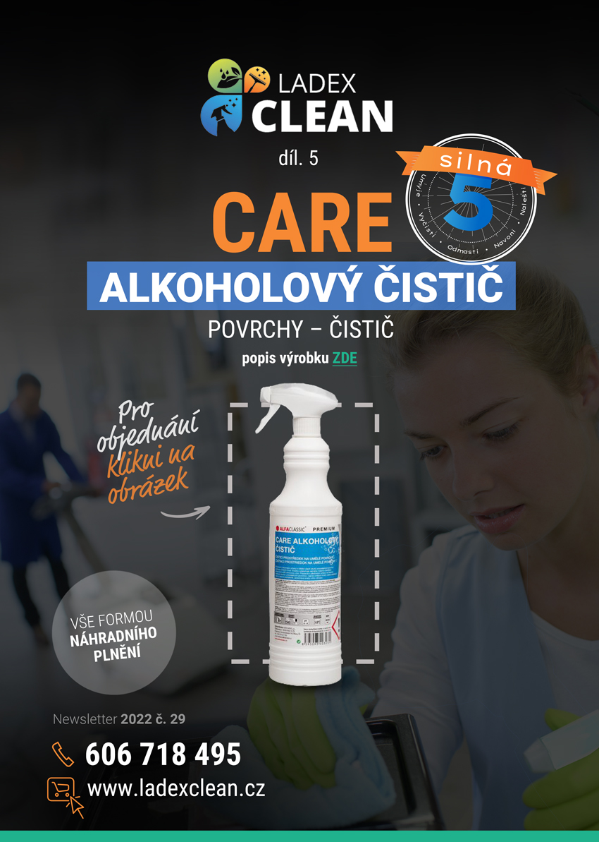 Silná pětka - CARE Alkoholový čistič